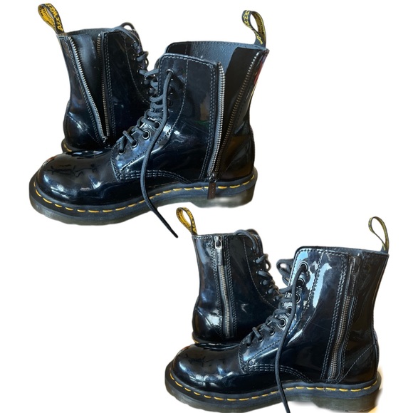 1460 PASCAL SIDE ZIP PATENT LEATHER Ladies UK 5 / US 7 - Picture 8 of 10